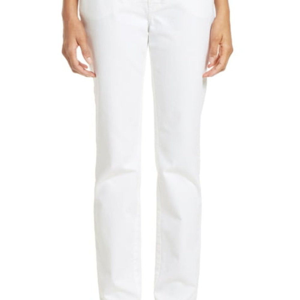 Lafayette 148 Waxed White Jeans Women's Size 14